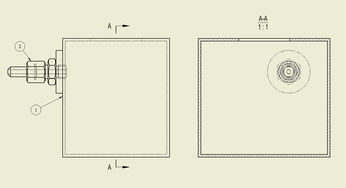 CAD工程圖剖視圖中用雙點劃線顯示被剖零部件的技巧